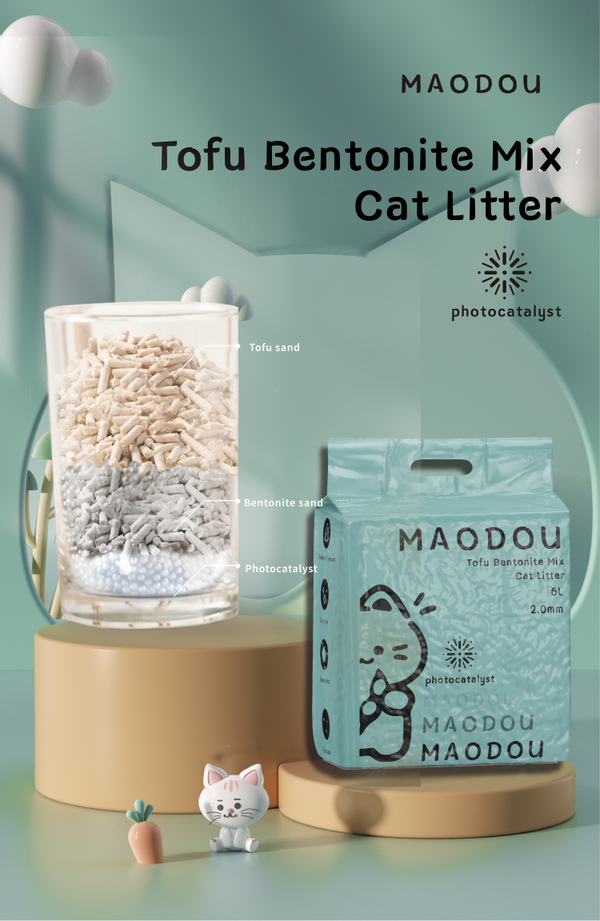 Tofu Bentonite Mix Cat Litter